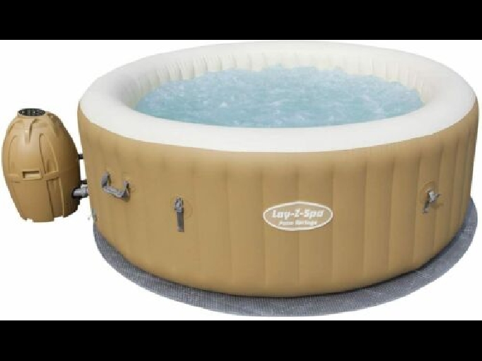 Bestway Lay Z Spa Palm Spring Rond Gonflable 963 L 6 Personnes 120 Air Jets PVC