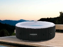AREBOS Piscine Spa Pool | Gonflable | Chauffage | Exterieur | Display LED